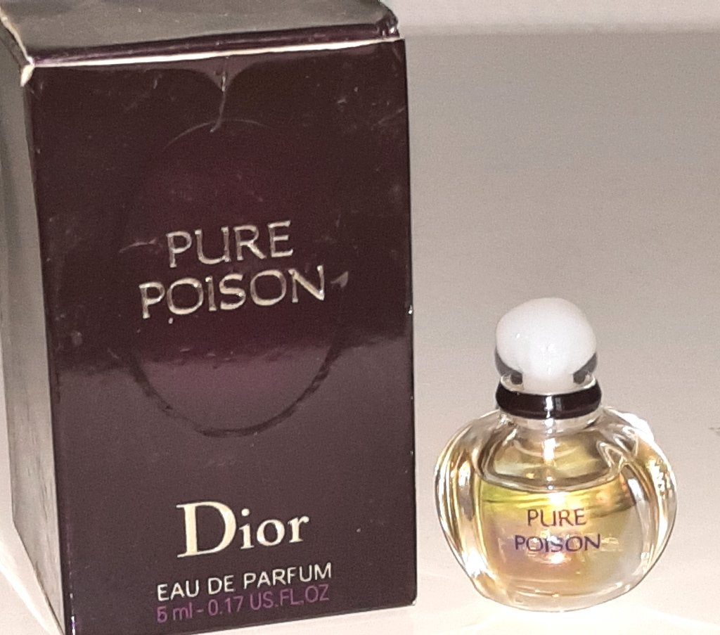Parfum miniatuur Dior - Pure Poison, Verzenden, Zo goed als nieuw, Miniatuur, Gevuld
