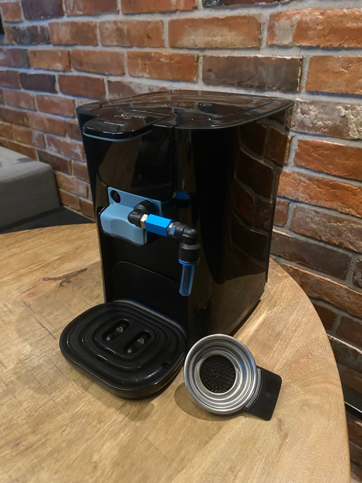 Philips Senseo koffiezetapparaat - Zwart, Ophalen, Koffiepads en cups, Koffiemachine, Zo goed als nieuw