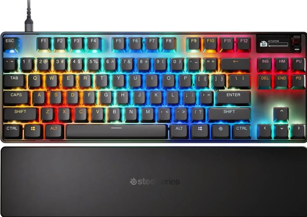 Steelseries Apex Pro TKL Gen 3 zwart, Computers en Software, Toetsenborden, Multimediatoetsen, Ophalen of Verzenden, Zo goed als nieuw