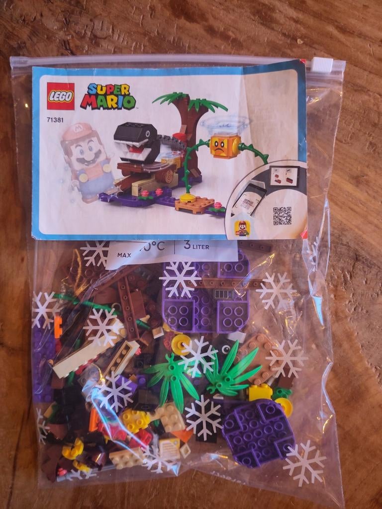 Lego Super Mario 71381 Chain Chomp Jungle Gevecht, Ophalen of Verzenden, Zo goed als nieuw, Complete set, Lego
