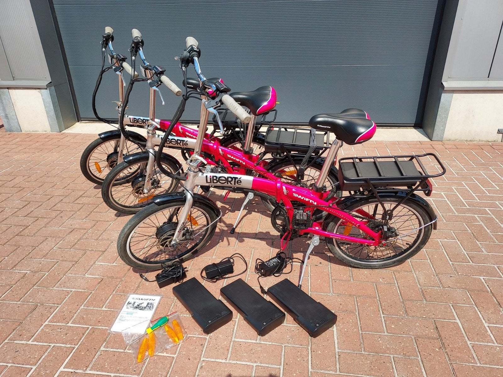 Swifty Liberté elektrische vouwfietsen, Fietsen en Brommers, 20 inch of meer, Gebruikt, Versnellingen, Totaal opvouwbaar