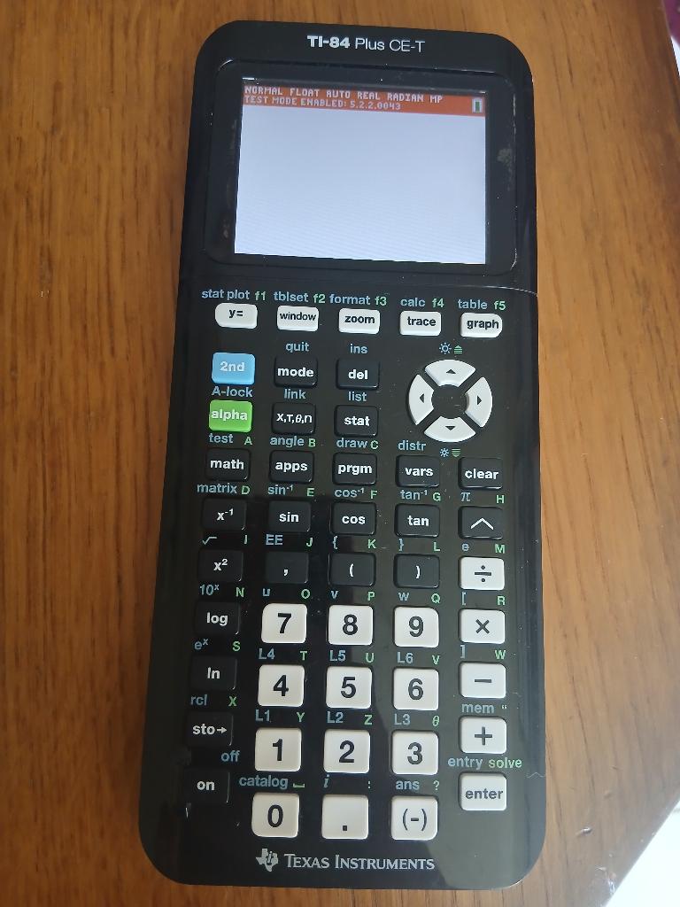 Rekenmachine TI 84 plus CE-T, Ophalen of Verzenden, Zo goed als nieuw