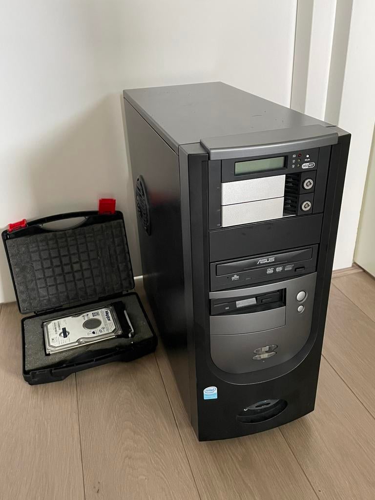 Pentium D 930 retro/Windows XP PC met Deonet Tapeless RAID1, Ophalen