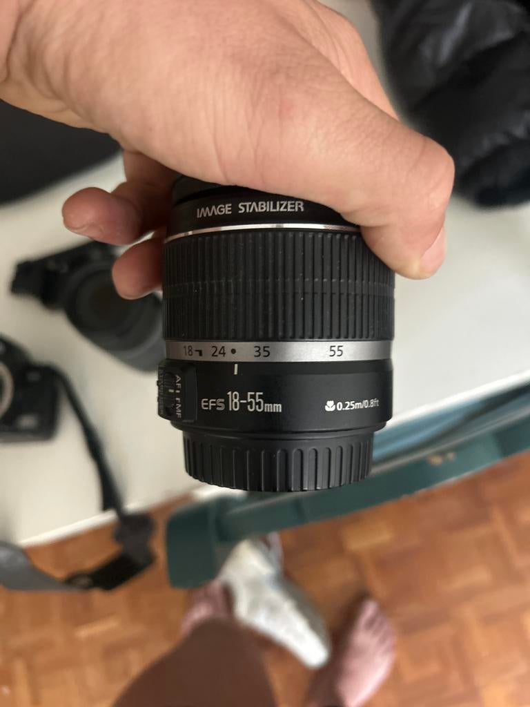 Canon EFS 18-55mm Image Stabilizer lens, Ophalen of Verzenden, Gebruikt, Standaardlens, Zoom