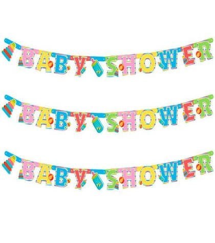 baby shower letter banner, Versiering, Nieuw, Ophalen of Verzenden, X