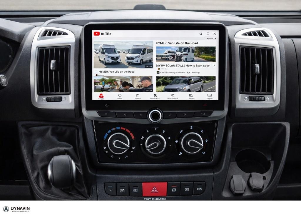 radio navigatie fiat ducato camper 2018 carplay android 15, Ophalen of Verzenden, Dynavin, VERKOOP@INBOUWNAVIGATIE.COM, Oberonweg 262 3208pg