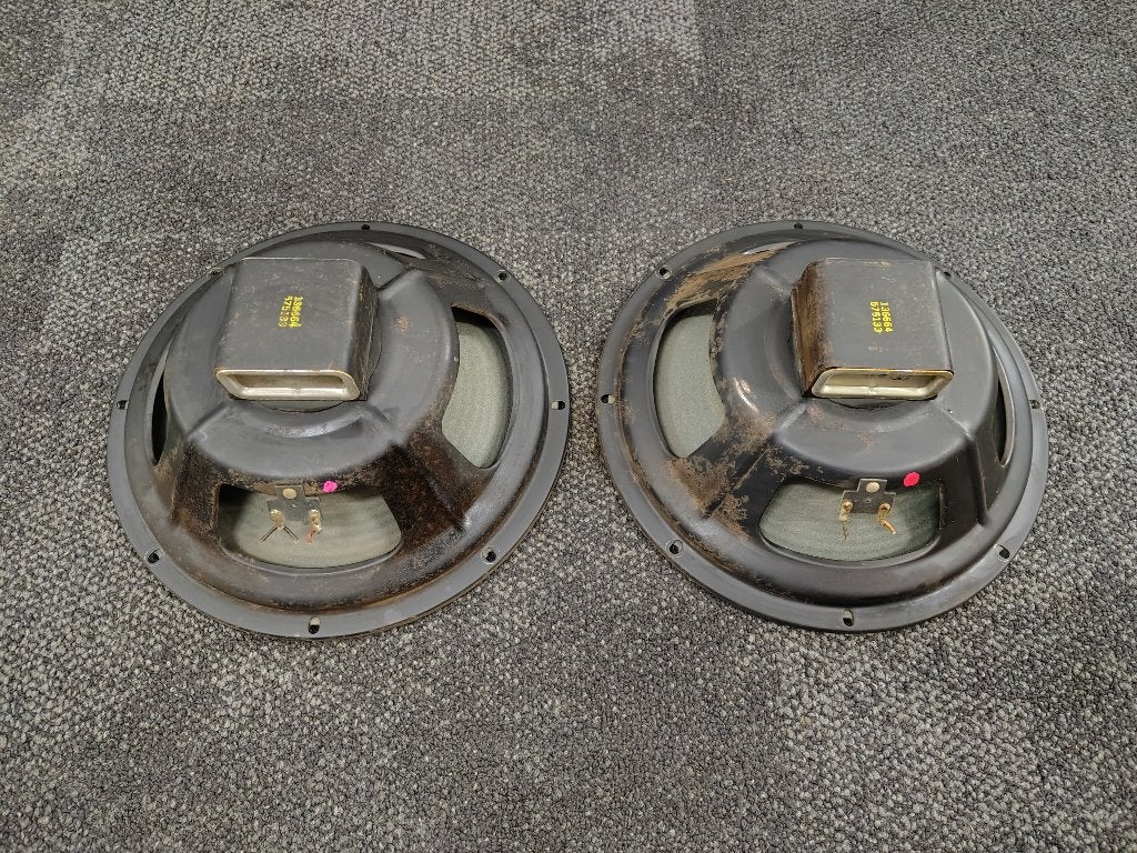 2x 12" Speakers Wurltizer 3600/ Sunstar (1972) jukebox, Verzenden, Gebruikt, 1950 tot 1960, Seeburg