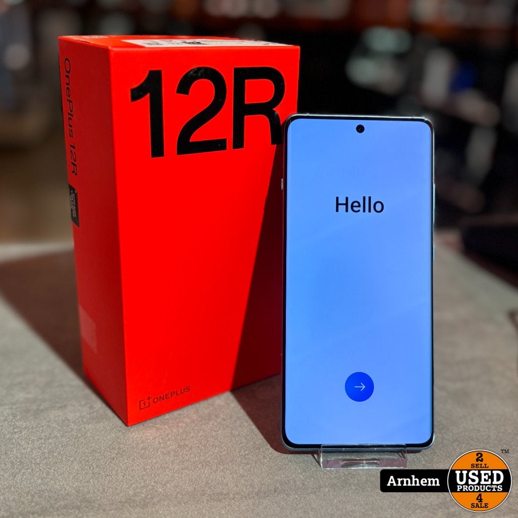 OnePlus 12R 16GB/256GB Cool Blue | In Doos, Telecommunicatie, Mobiele telefoons | Overige merken, Oneplus, Gebruikt, Support@oneplus.com