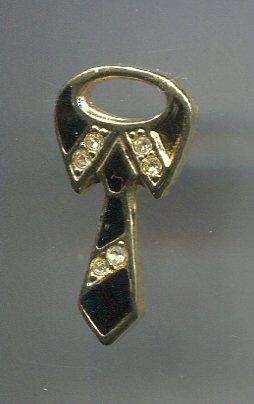 Stropdas koper PIN ( BLAD1_115 ), Verzenden, Zo goed als nieuw, Merk, Speldje of Pin