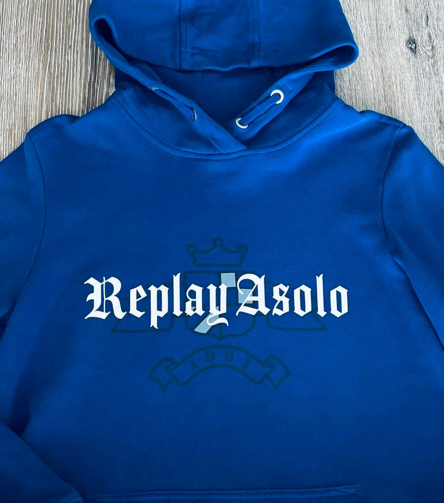Replay hoodie mt 16, Kinderen en Baby's, Kinderkleding | Maat 170, Ophalen of Verzenden, Zo goed als nieuw, Jongen of Meisje, Trui of Vest