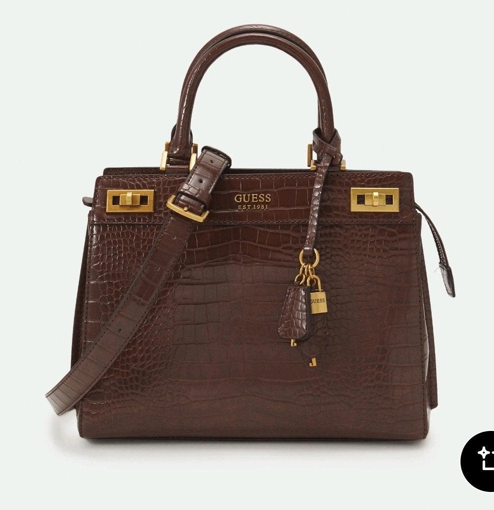 Guess handtas, Ophalen of Verzenden, Zo goed als nieuw, Bruin, Handtas