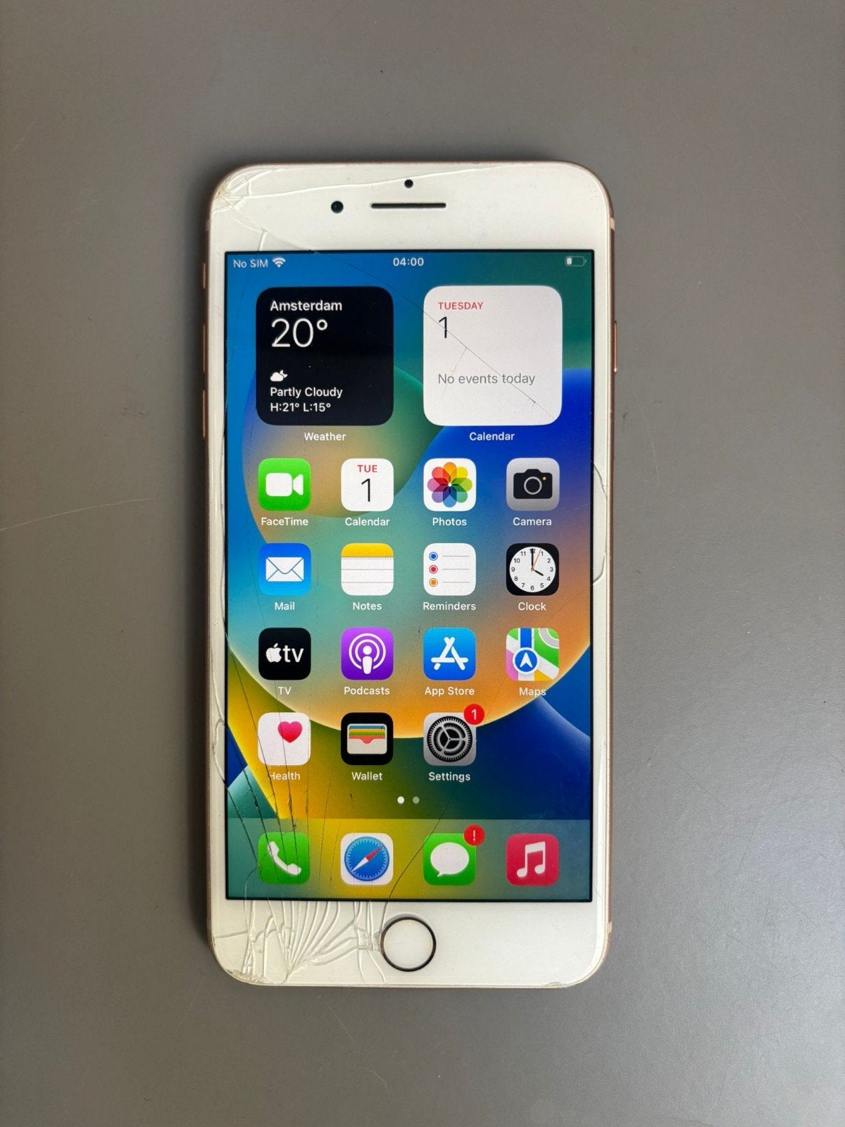 Apple iPhone 8+ (Zichtbare schade), Telecommunicatie, Mobiele telefoons | Apple iPhone, Gebruikt, IPhone 8 Plus, Ophalen of Verzenden