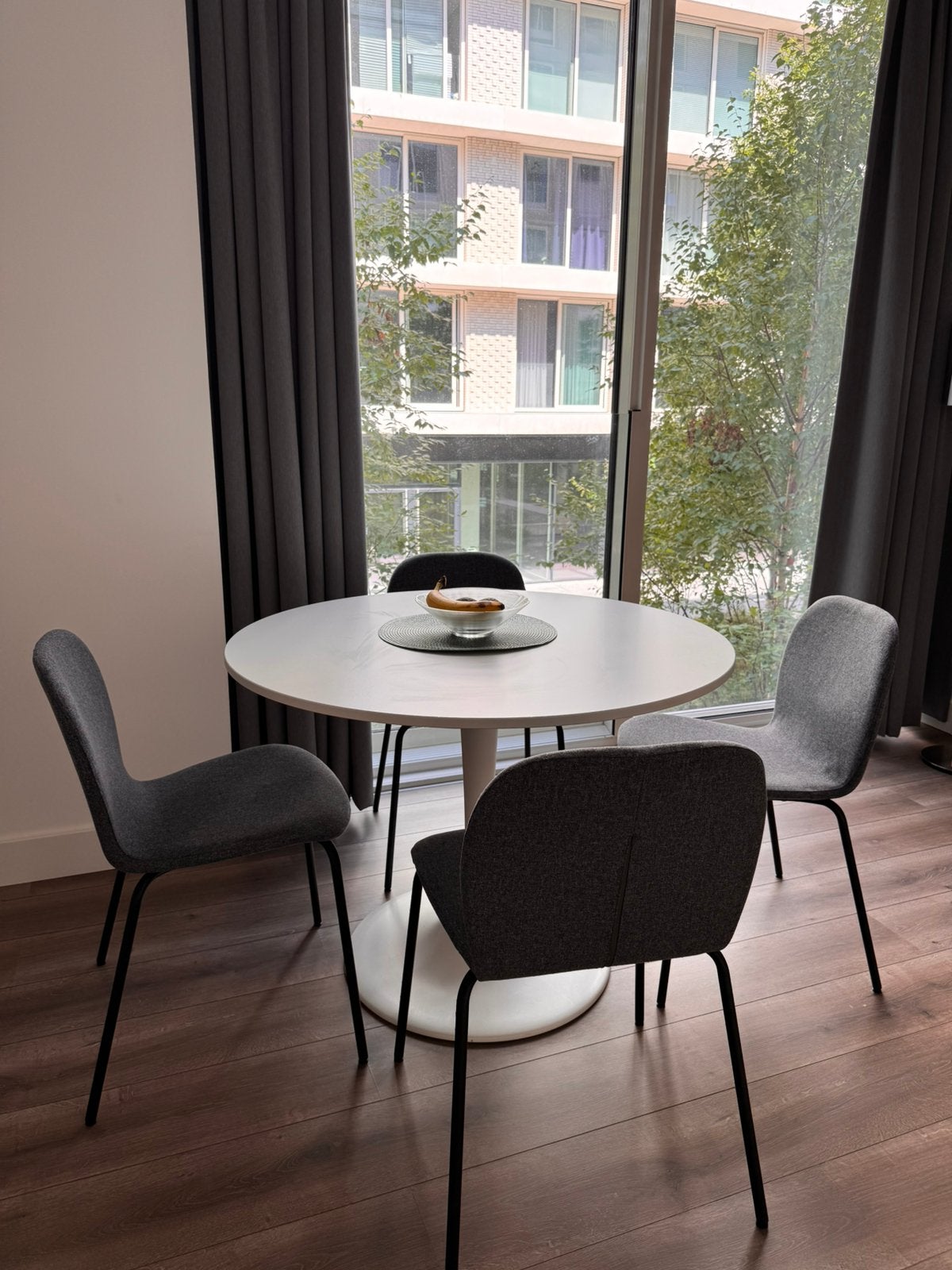 To pick up by 26/7. IKEA Dining set: table and 4 chairs, Huis en Inrichting, Ophalen, Overige materialen, 50 tot 100 cm, 100 tot 150 cm