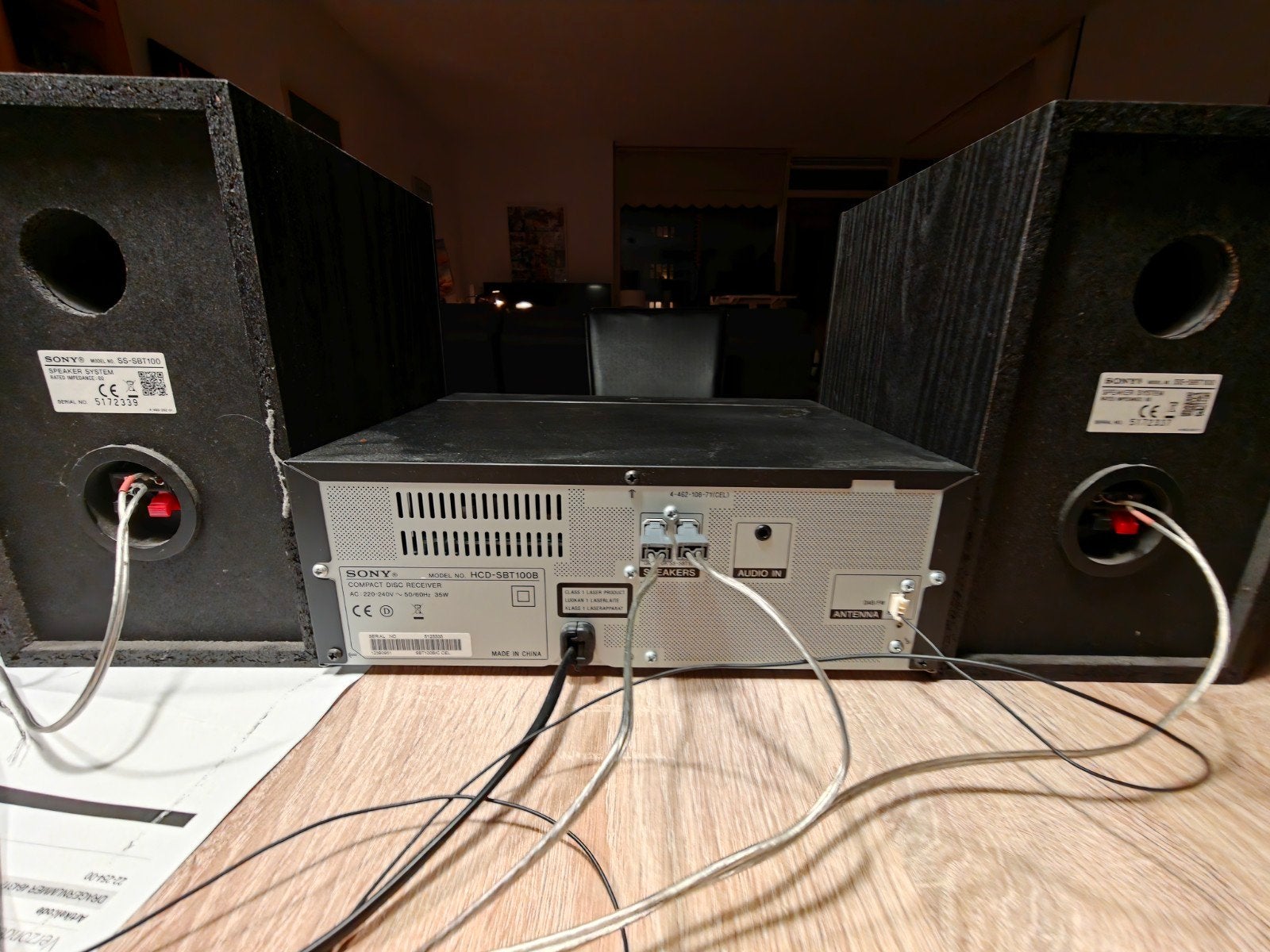 Sony Microset met speakers en afstandsbediening, Ophalen, Gebruikt, Microset, Cd-speler
