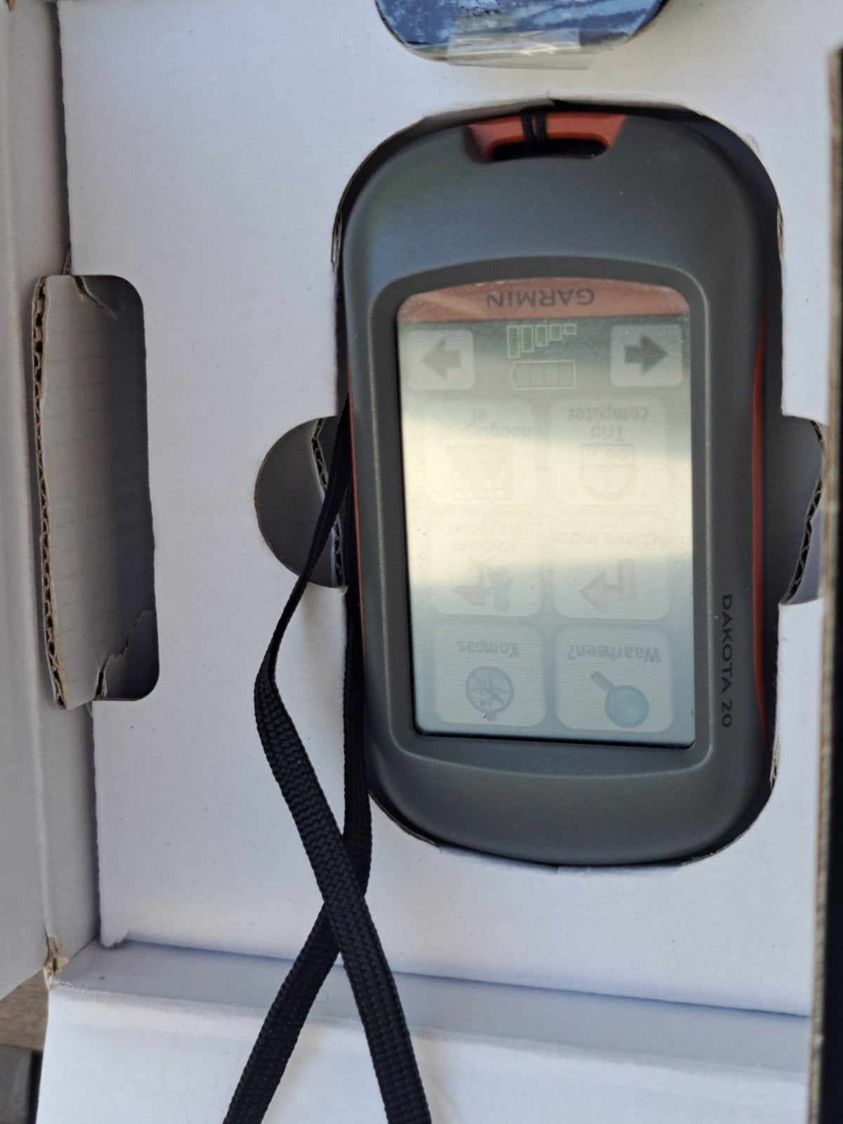 Garmin Dakota 20 gps, Ophalen, Gebruikt
