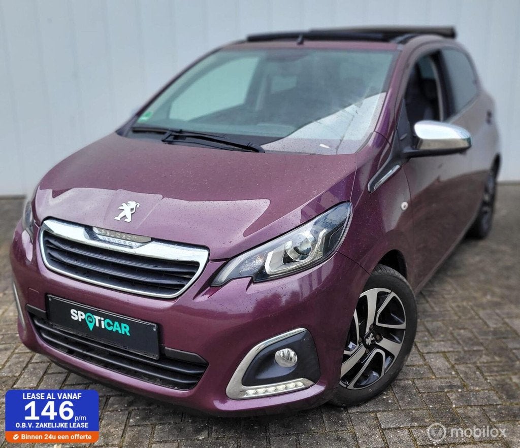 Peugeot 108 ALLURE-TOP !, Auto's, Peugeot, Voorwielaandrijving, Gebruikt, 4 stoelen, Bedrijf