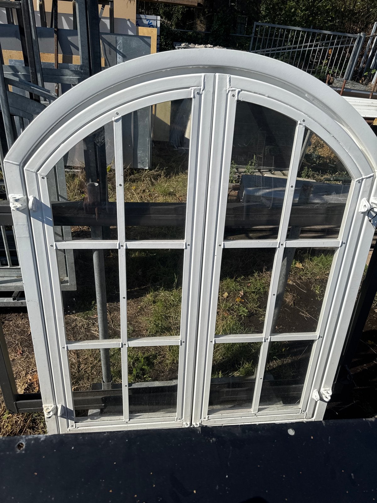 Nieuw ijzeren paardenstal raam luik met glas, Ophalen, Overige typen, Nieuw, Glas