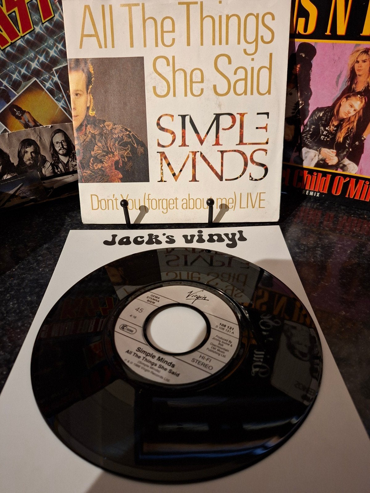 Simple Minds - All The Things She Said 1986, Ophalen of Verzenden, Zo goed als nieuw, 7 inch, Overige typen
