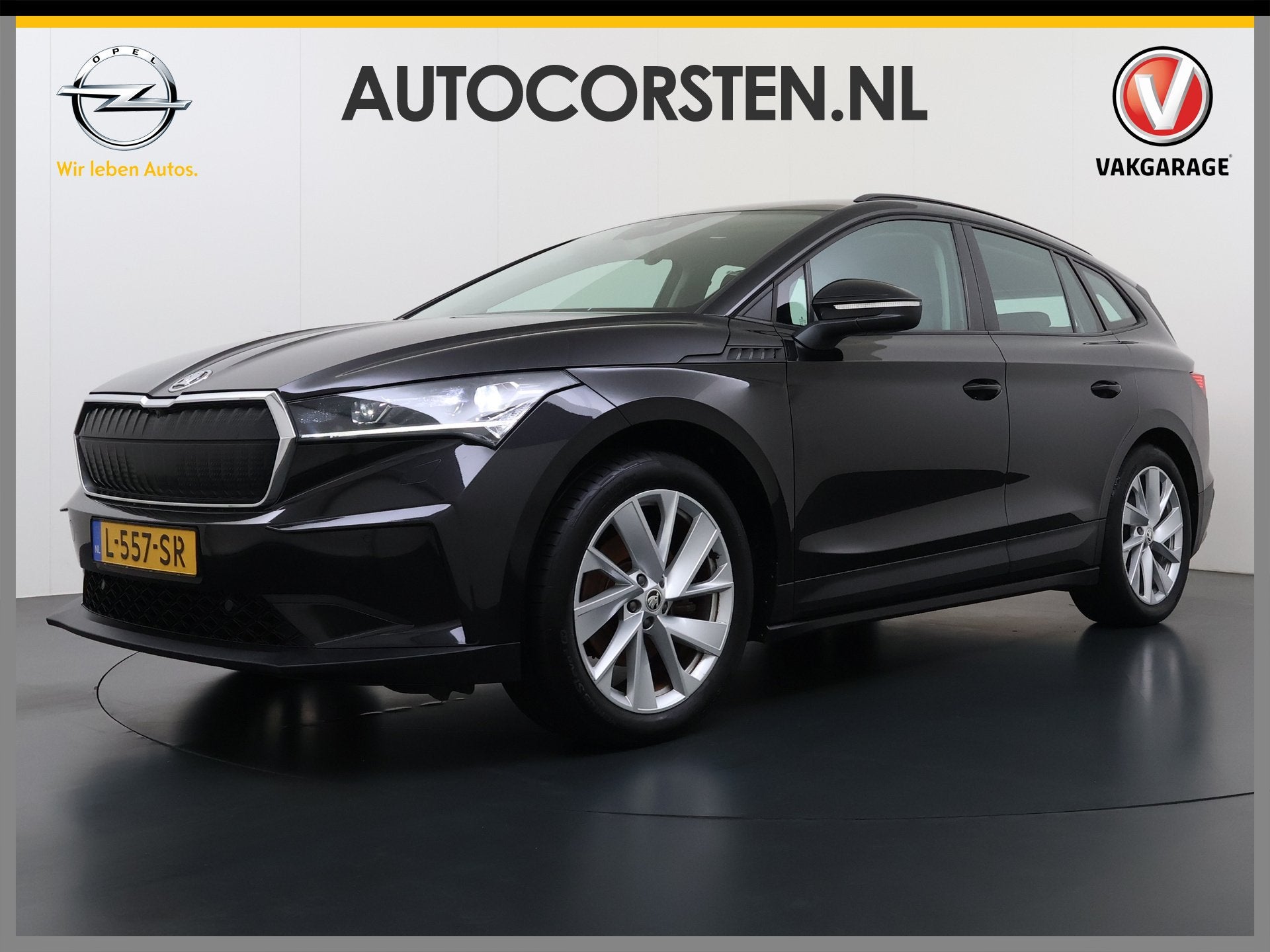 Skoda Enyaq iV 180PK Trekhaak Adap.Cruise 3-Zone Ecc Camera, Auto's, Automaat, 390 km, Achterwielaandrijving, Gebruikt