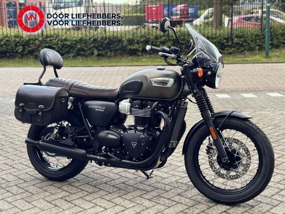Triumph BONNEVILLE T100 BLACK (bj 2020), 2 cilinders, Bedrijf, Meer dan 35 kW, Onbekend