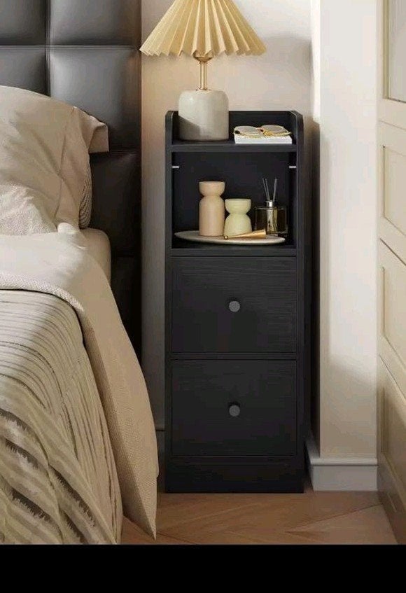 2x Black bedside table/nightstand for sale -. Brand-new, Ophalen, Nieuw
