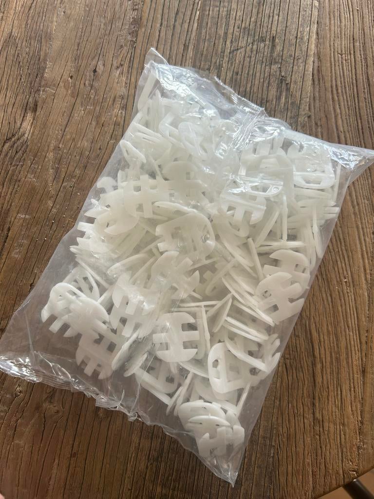 Foby Tegel Levelling Clips 2,5 mm - Voor Perfecte Tegels, Overige materialen, Overige typen, Nieuw, Minder dan 5 m²