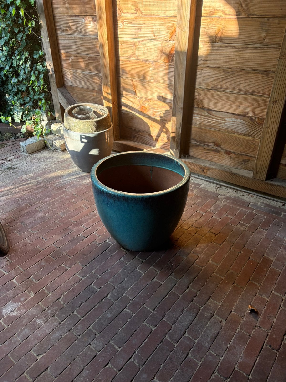 Tuinpot diameter 48 cm hoogte 40 cm, Tuin en Terras, Ophalen, Kunststof, 40 cm of meer, Rond