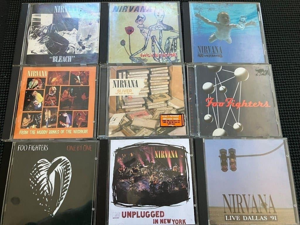 Nirvana + Foo Fighters CD verzameling, Ophalen of Verzenden, Gebruikt, Poprock