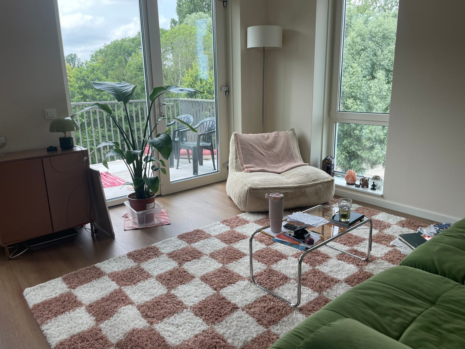 Vloerkleed kwantum 290*300, Ophalen, Zo goed als nieuw, Tapijt