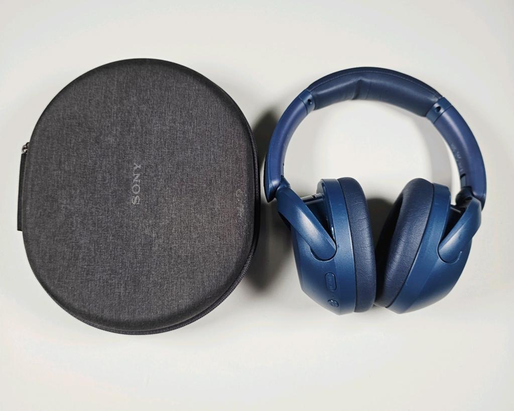 Sony WH-XB910N (YY2951) – Blauw, Audio, Tv en Foto, Koptelefoons, Gebruikt, Over oor (circumaural), Sony, Bluetooth, Ophalen of Verzenden