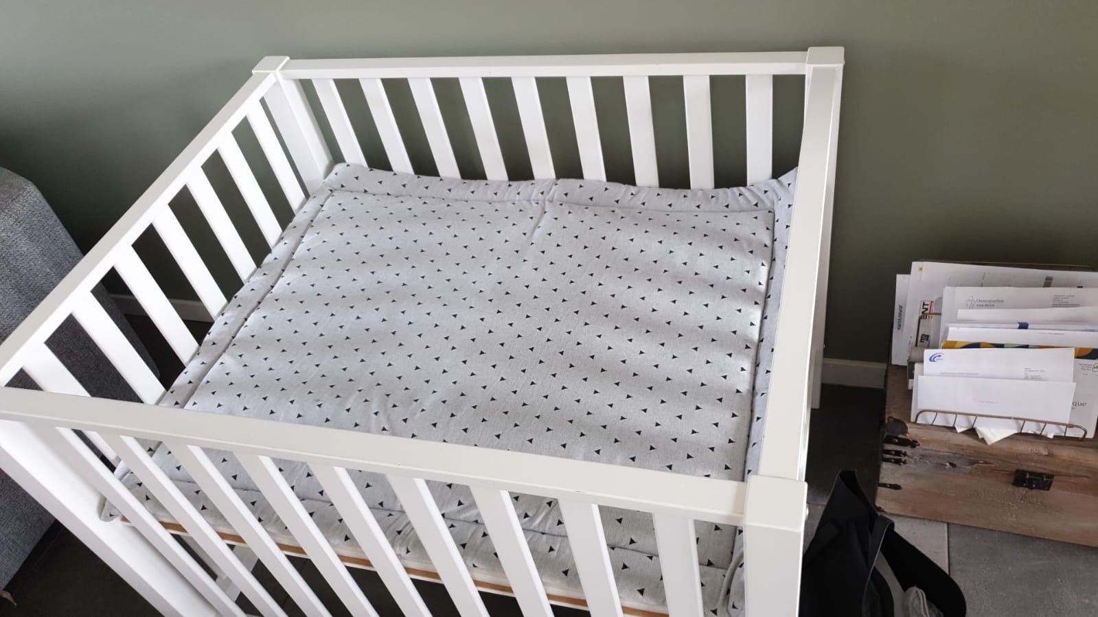 Baby box wit, Kinderen en Baby's, Ophalen, Gebruikt, Vierkant