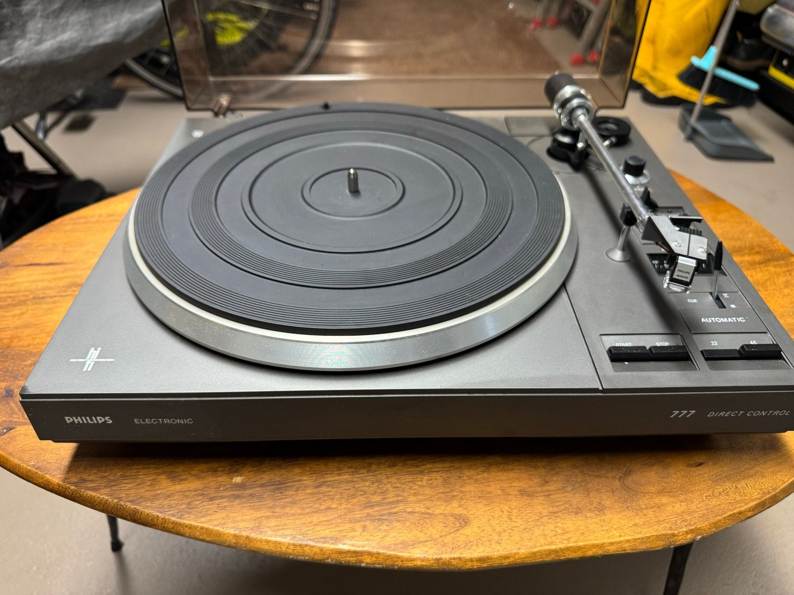 Philips 777 Direct Control Platenspeler, Philips, Gebruikt, Automatisch, Ophalen of Verzenden
