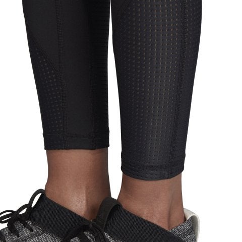 Adidas Believe This High Rise Shiny Legging, Zwart, maat M, Kleding | Dames, Maat 38/40 (M), Zwart, Zo goed als nieuw, Hardlopen of Fietsen