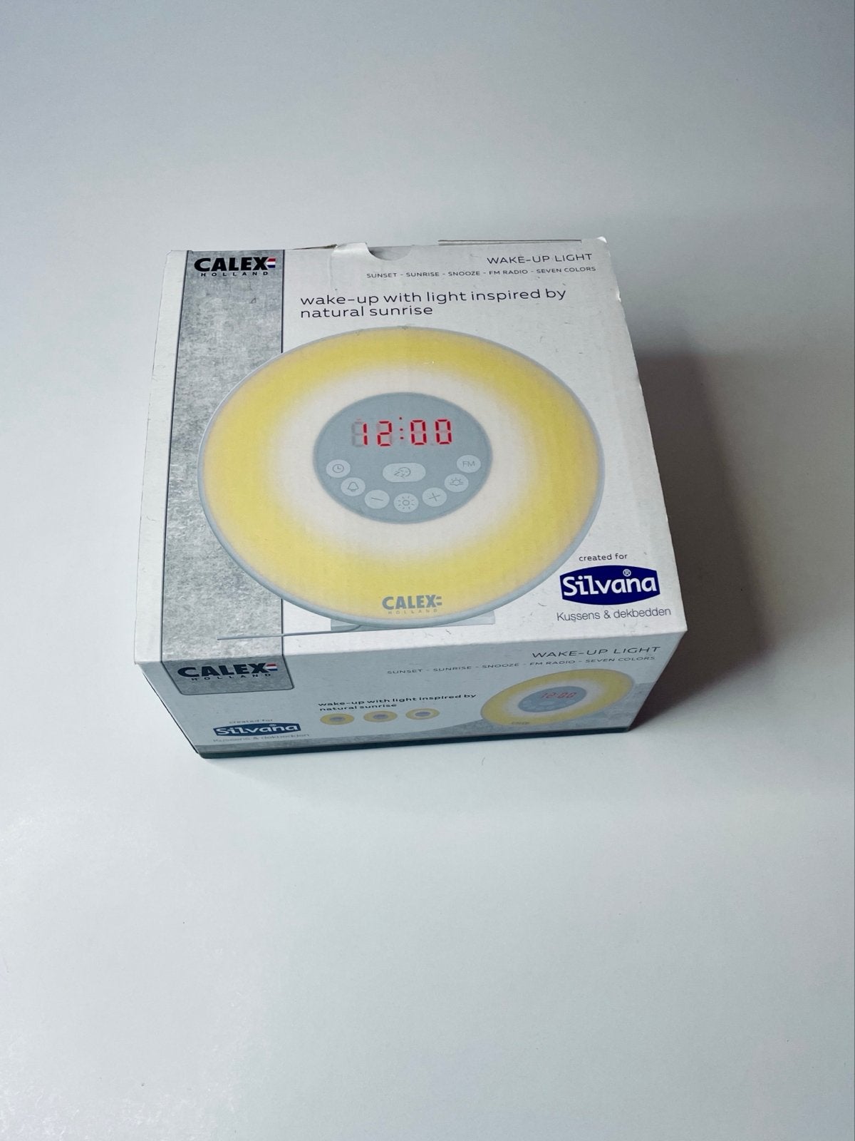 Calex Wake-Up Light - Wekker met natuurlijk licht, Ophalen of Verzenden, Nieuw, Digitaal