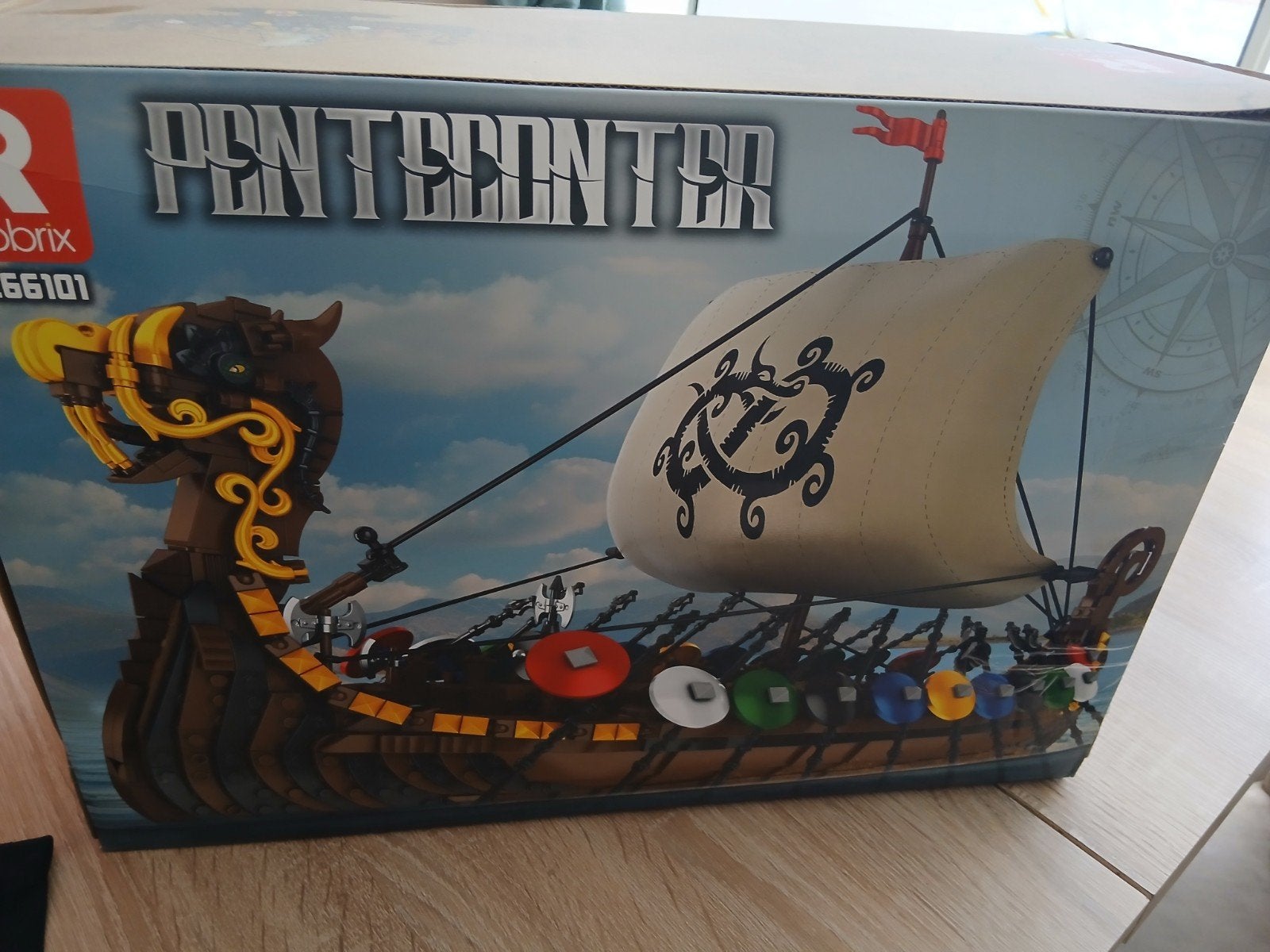 reobrix lego viking schip volwassenen, Ophalen of Verzenden, Nieuw