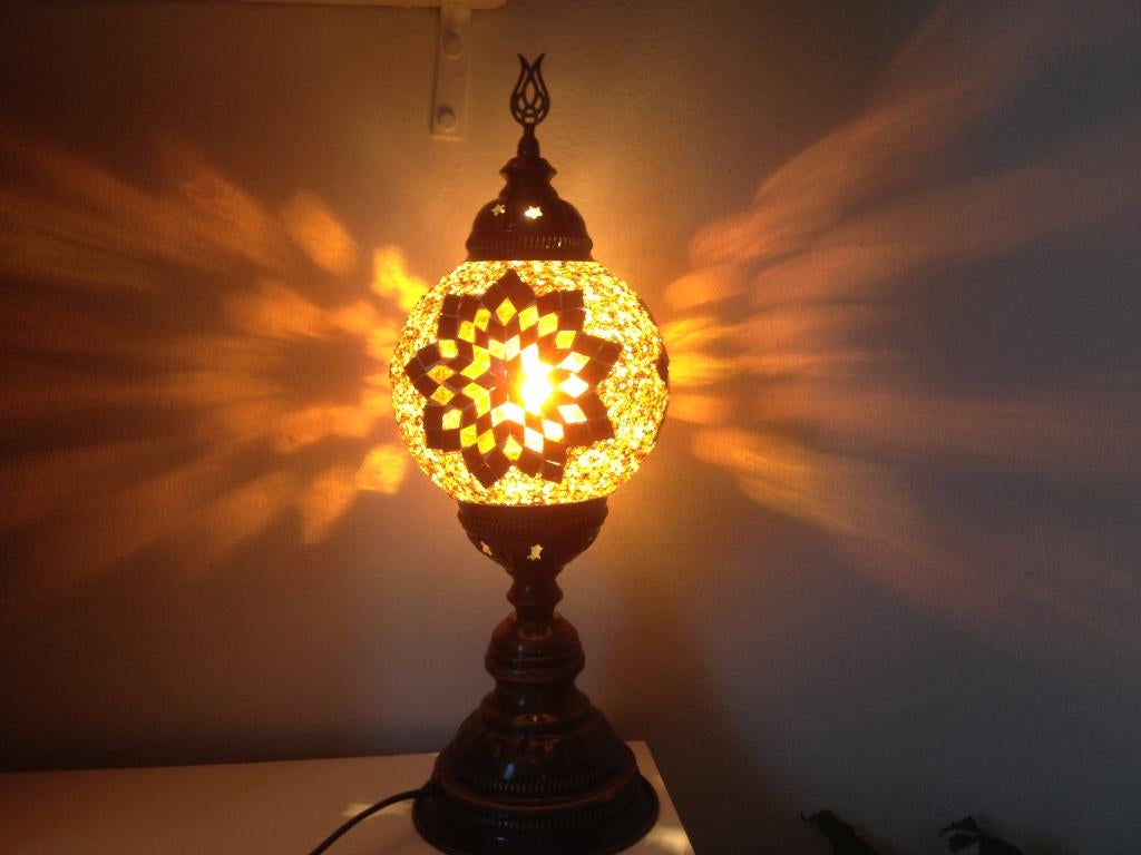 Diverse Oosterse tafellamp lamp Arabisch Turks glasmozaiek, Oosters Arabisch 1001nacht Boho Ibiza Marrakech Marokkaans Turks, Nieuw