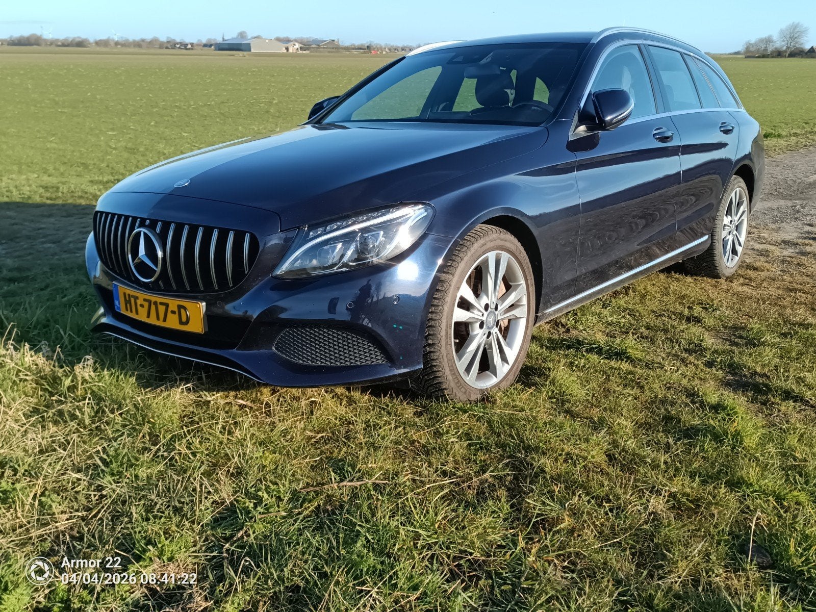 Mercedes-Benz C-Klasse C350 e Plug-in Hybrid 279pk 7G-TRONIC, Auto's, Mercedes-Benz, Automaat, Achterwielaandrijving, Zwart, Blauw