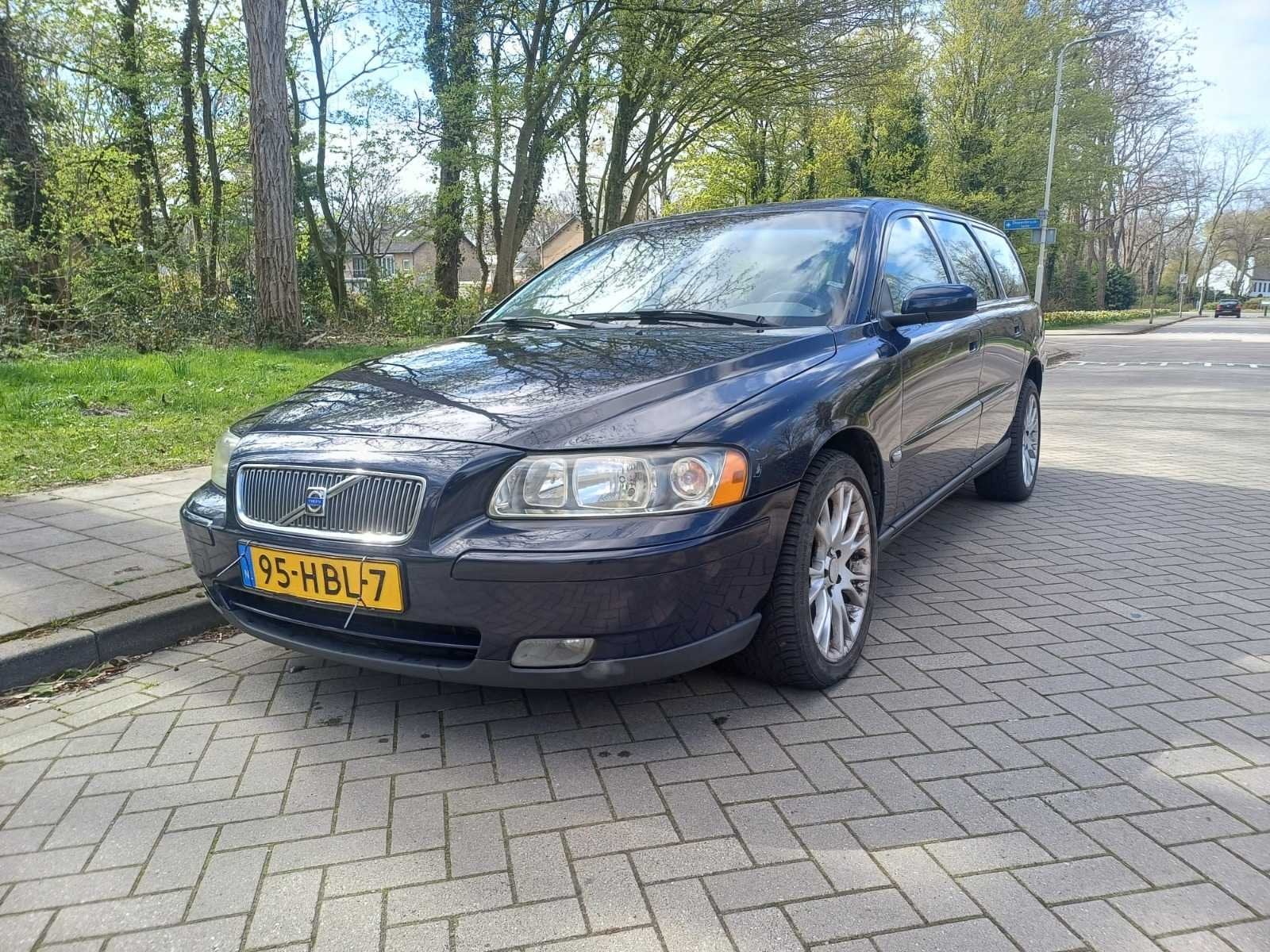 Volvo V70 2.4 CNG, 95-HBL-7, Auto's, 1566 kg, Blauw, Overige brandstoffen, 2435 cc