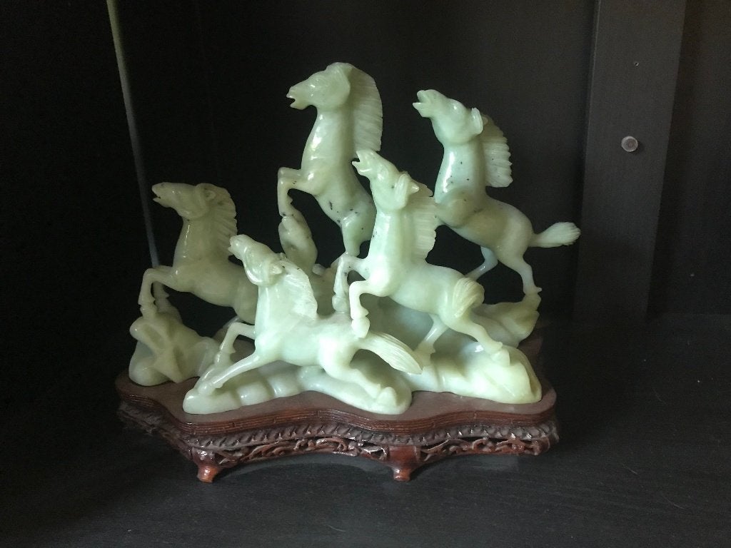 beeldje, Antiek en Kunst, Ophalen, Overige onderwerpen, Natuurlijk materiaal, 20 - 50 cm