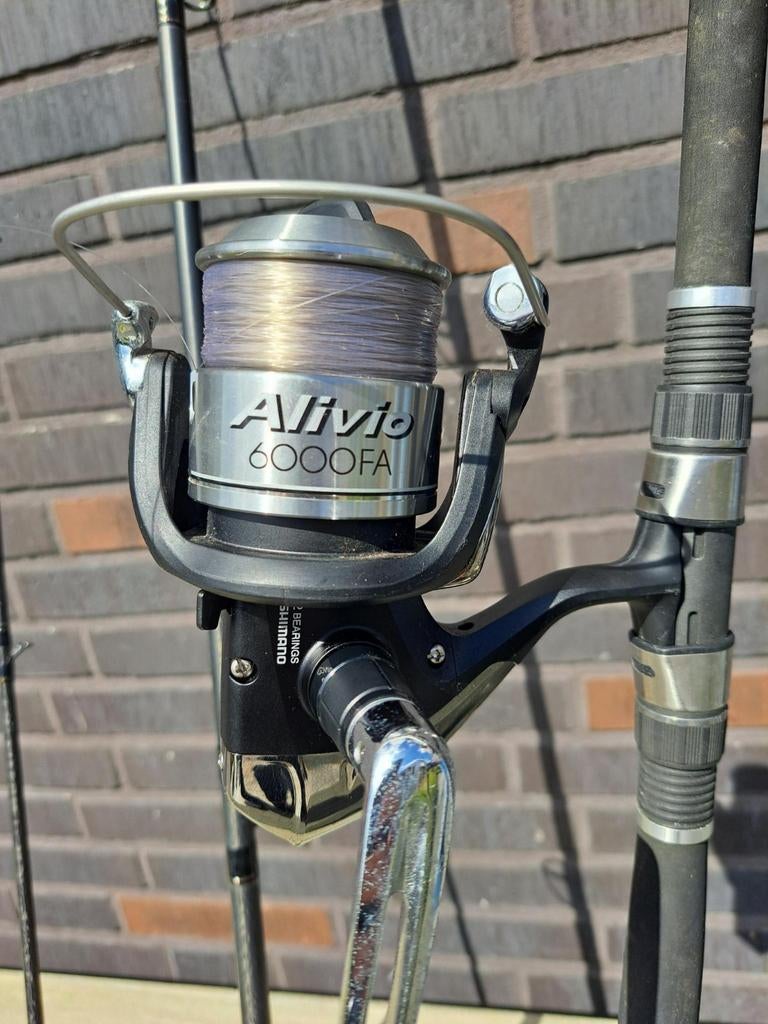 Shimano SpeedMaster Feeder met Alivio Molen - Grote Rivieren, Ophalen, Gebruikt, Complete hengel