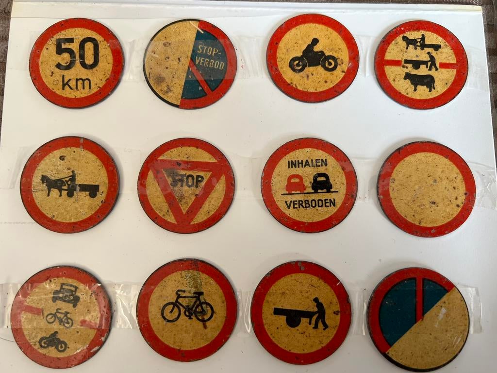 OUD LESMATERIAAL verkeersles BEGIN 19e EEUW, Ophalen of Verzenden