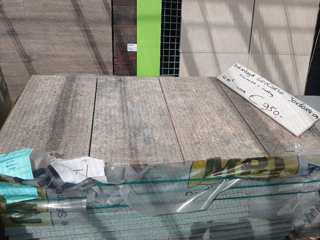 Betontegels gecoat, Tuin en Terras, Ophalen, Nieuw, 10 m² of meer, Beton