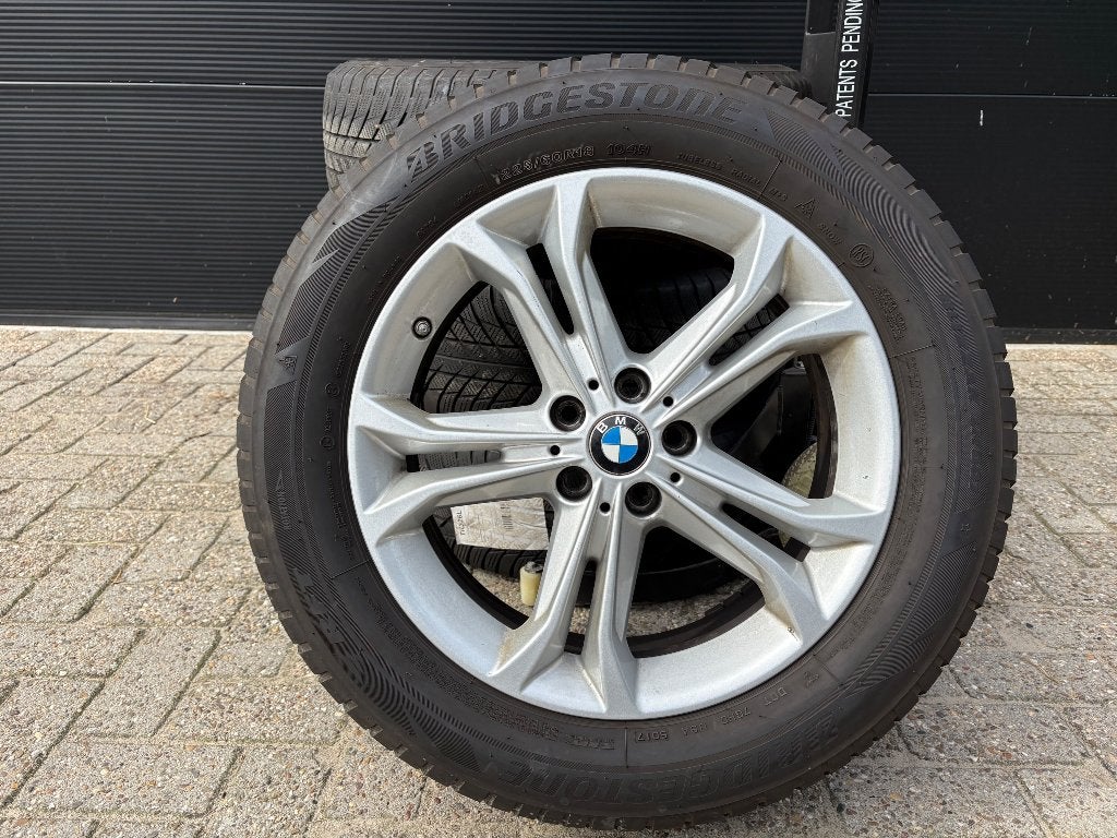 Set lichtmetalen velgen BMW X3 - 225-60-18, Ophalen, 18 inch, Gebruikt, Velg(en)