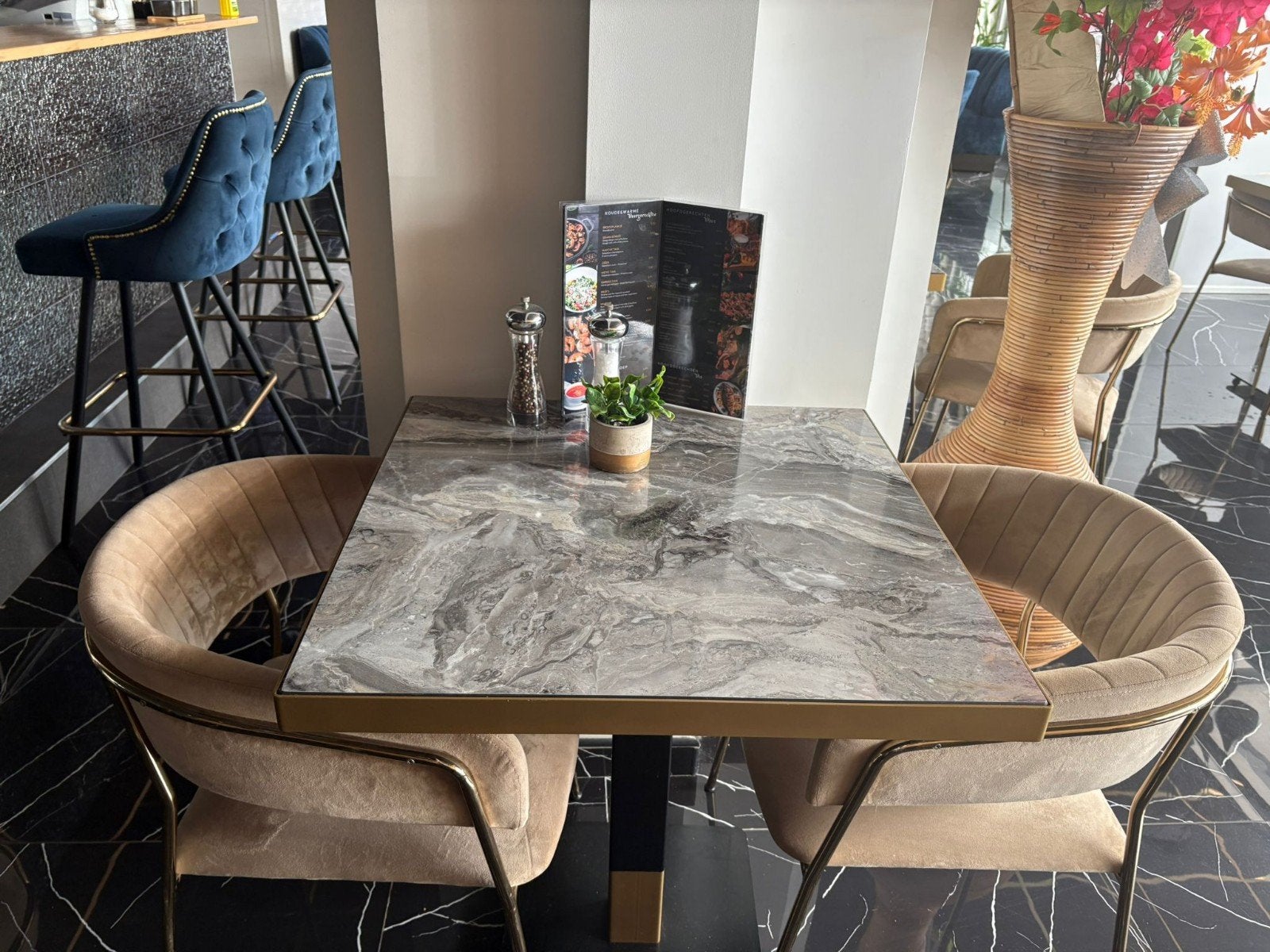 Tafels en stoelen voor horeca, Ophalen, Gebruikt, 50 tot 100 cm, Overige materialen