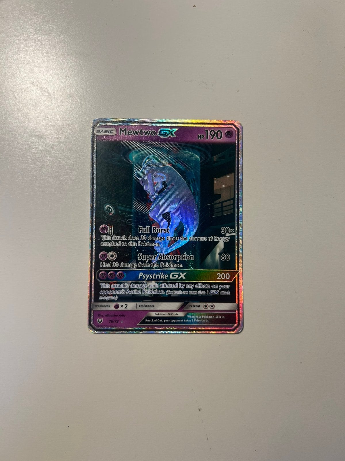 Mewtwo GX SLG78, Ophalen, Zo goed als nieuw
