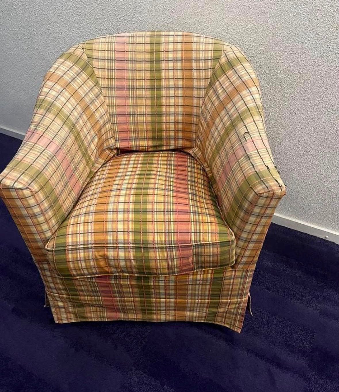 2 gratis gestoffeerde fauteuils, Ophalen, Gebruikt, Stof