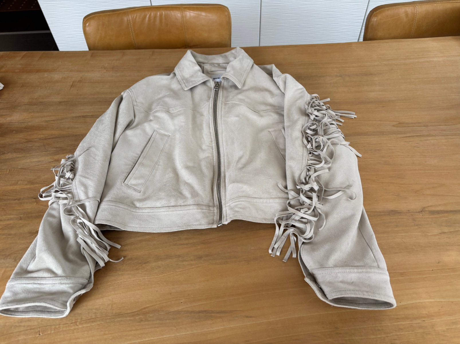 Berska aparte jas maat M, Ophalen of Verzenden, Zo goed als nieuw, Maat 38/40 (M), Beige