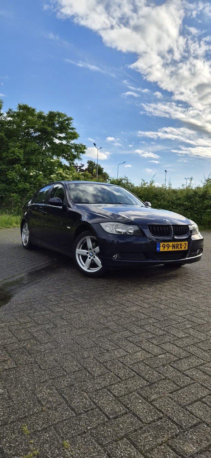 BMW 3-Serie 2.0 I 318 2007 Blauw, Auto's, 129 pk, Blauw, 14 km/l, 75 €/maand