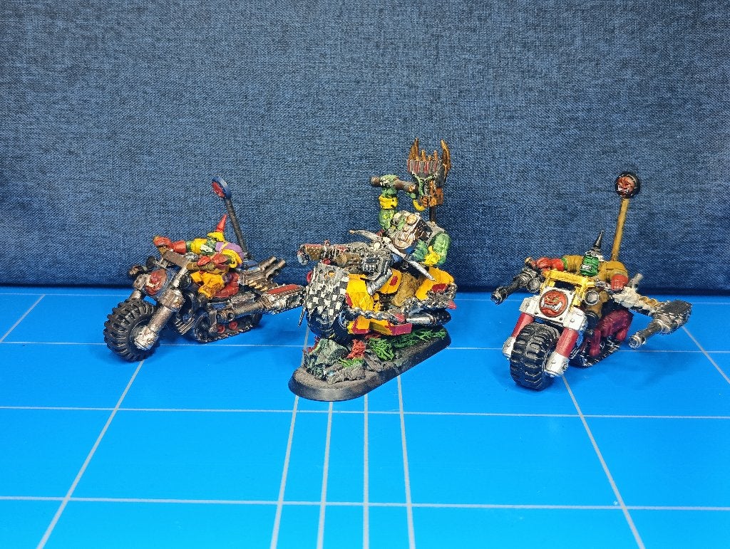 Warhammer 40k Warbikers Set 1 Orks, Hobby en Vrije tijd, Gebruikt, Warhammer, Ophalen of Verzenden, .