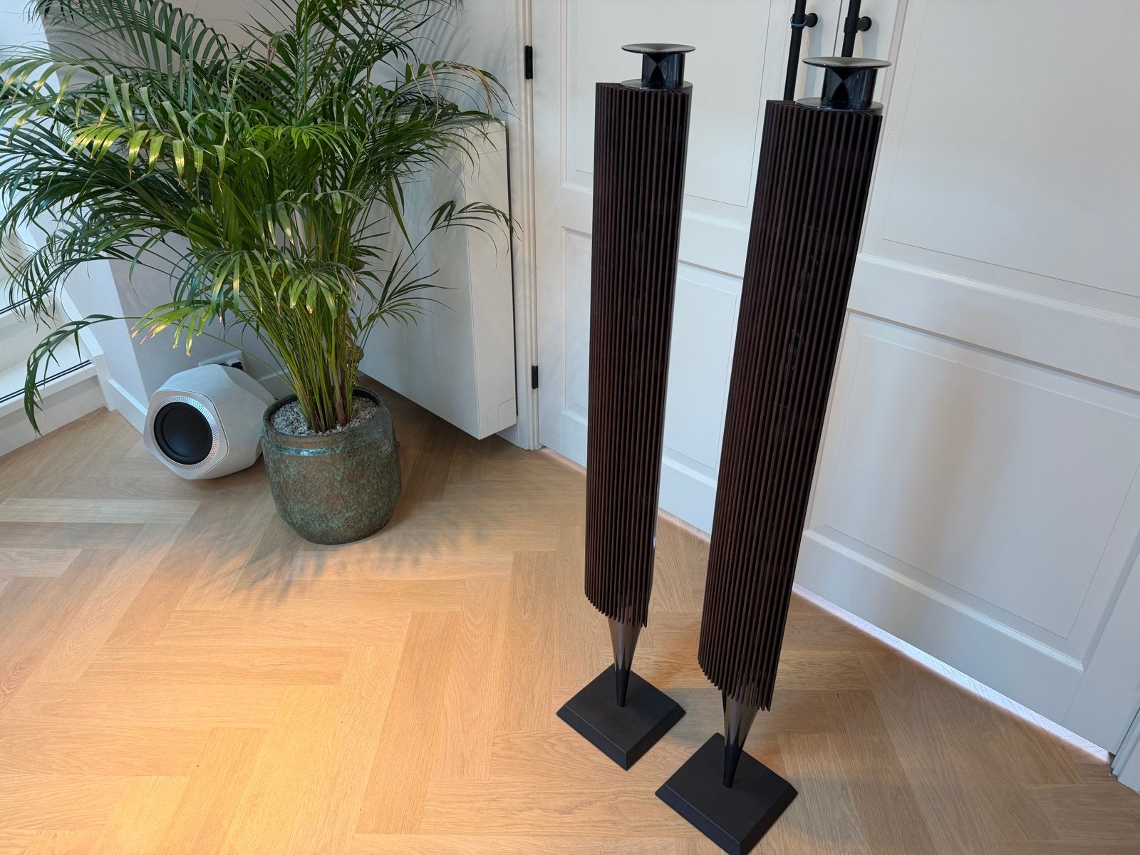 Bang & Olufsen BeoLab 18 speakers - jonge set, Ophalen, Zo goed als nieuw, Vloerstaande luidspreker, Bang & Olufsen